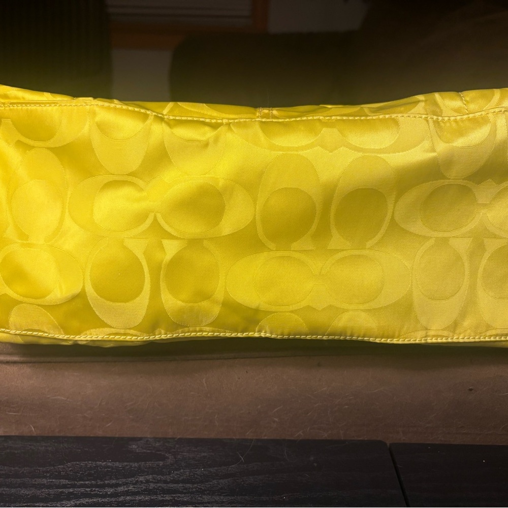 Coach Yellow Everyday Tote Bag - Picture 11 of 13